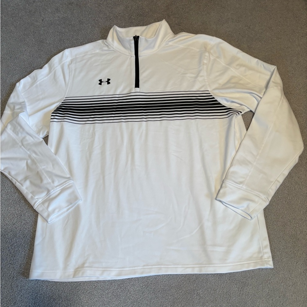 Under Armour White Long Sleeve Pullover men’s XXL